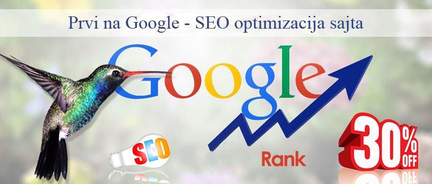 Prvi na Google, besplatna reklama sajta